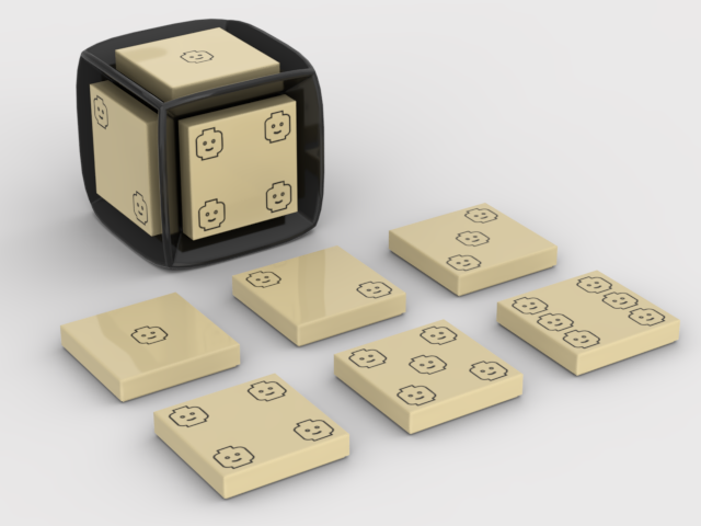 Dés à jouer - Version LEGO
