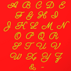 Brique initiales script