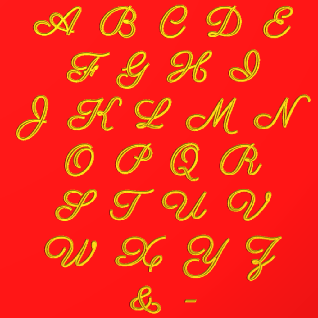 Brique initiales script