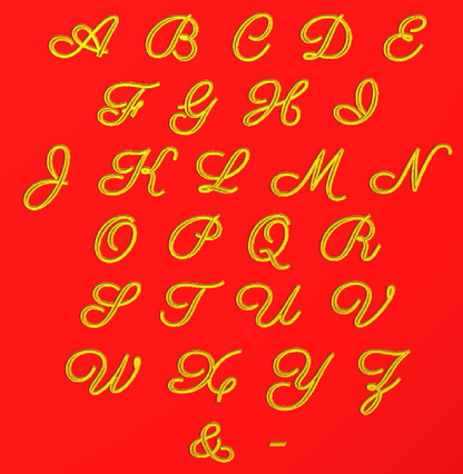 Brique initiales script