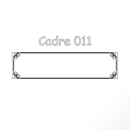 PBC-Plaquette boite aux lettres (taille grande)