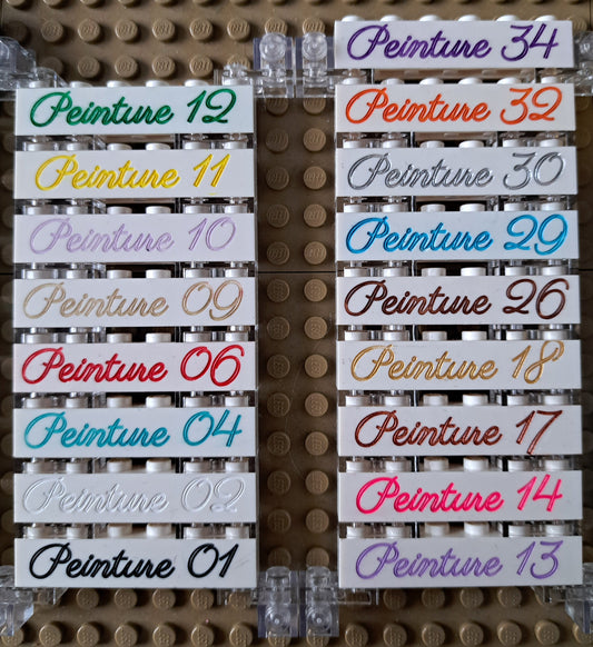 Brique 2x4 - "AFOL" v1 La Fra'brick