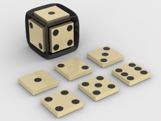 Dés à jouer - Version classique La Fra'brick