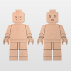 Plaque bois "Minifig" à personnaliser