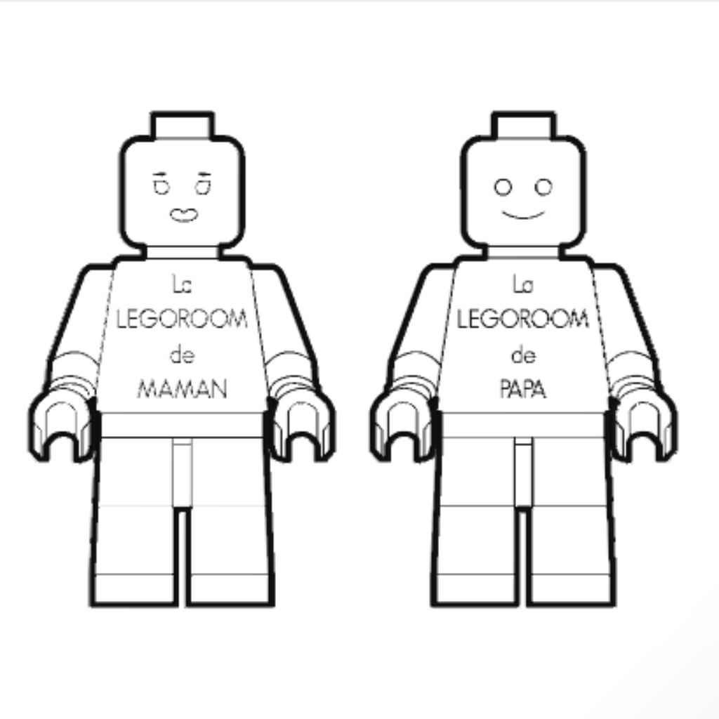 Plaque "Minifig" à personnaliser