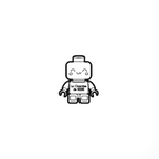 Plaque "Minifig" à personnaliser