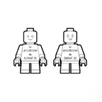 Plaque "Minifig" à personnaliser
