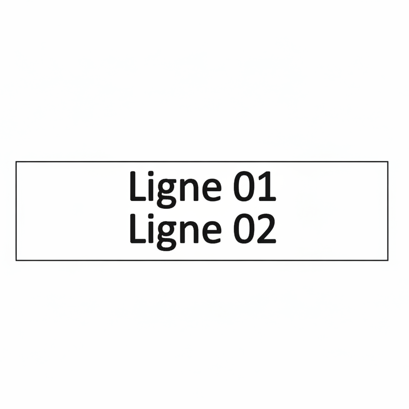 PBC-Plaquette boite aux lettres (taille grande)