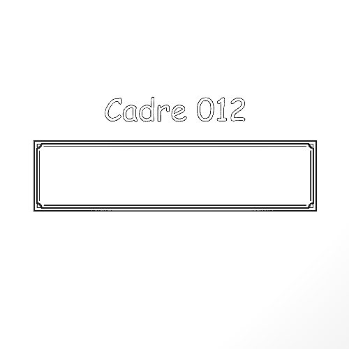 PBC-Plaquette boite aux lettres (taille grande)