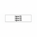 PBC-Plaquette boite aux lettres (taille grande)