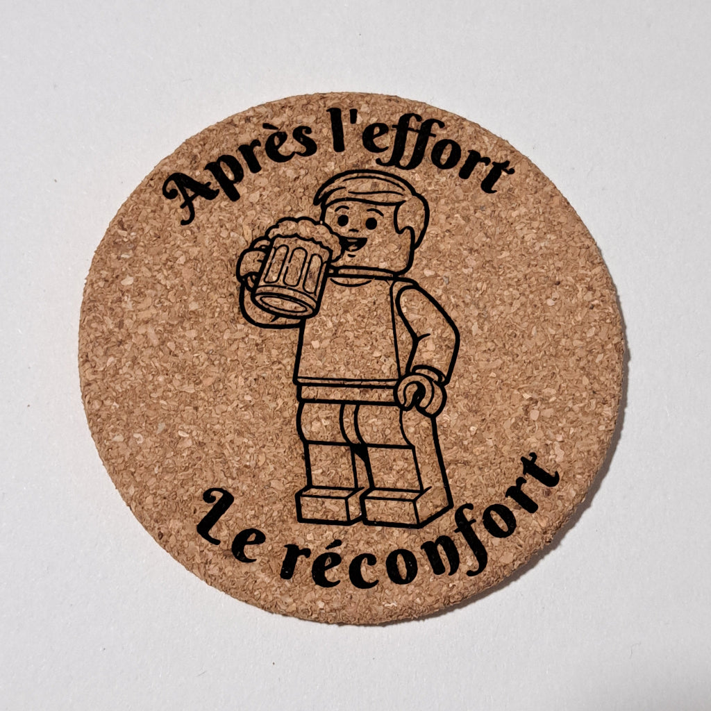 Sous-verre en liège