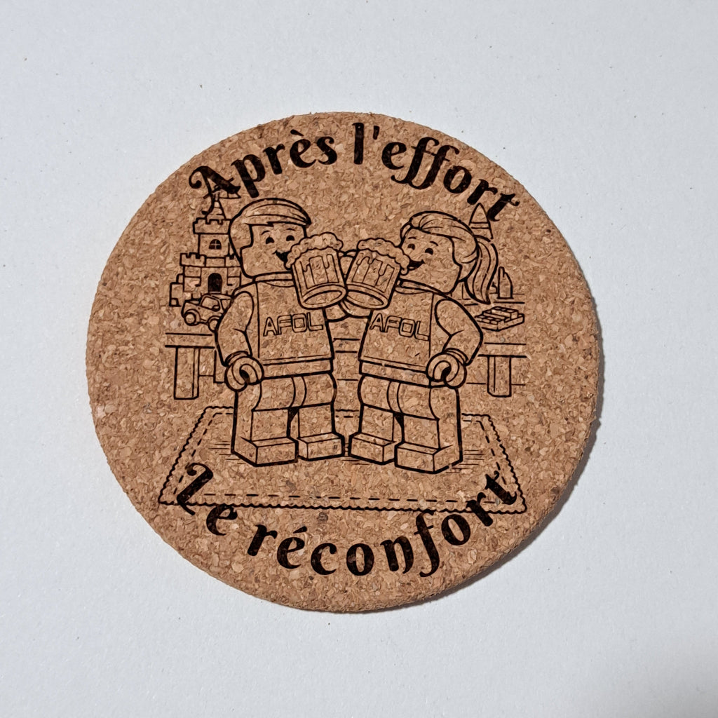 Sous-verre en liège